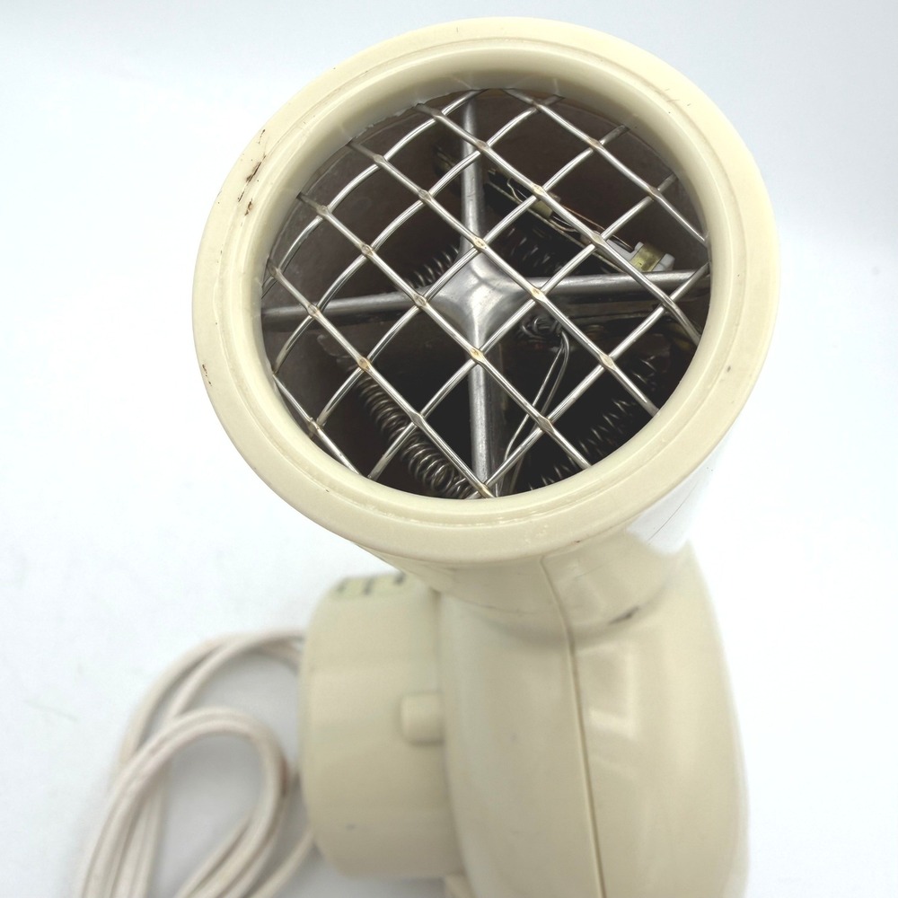 Conair Pro Style 1250 Watts Hair Dryer Cream Vintage Handheld Blower - Picture 4 of 4